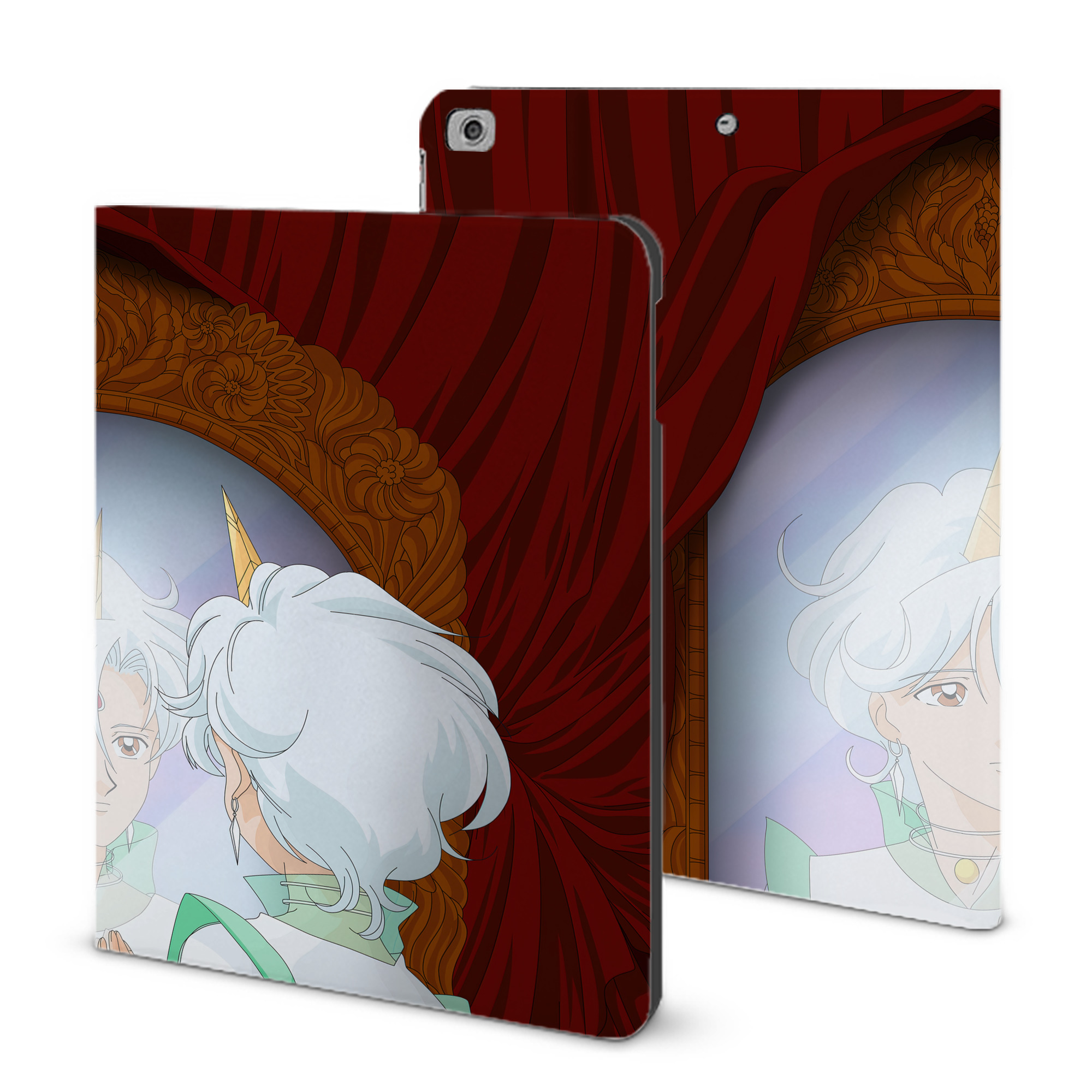 （画像用） 美少女戦士セーラームーン Sailor Moon IPad ケース ブック型 PUレザー TPU 耐衝撃 軽量 薄型 ペン収納なし 全面保護 IPad 各モデル対応